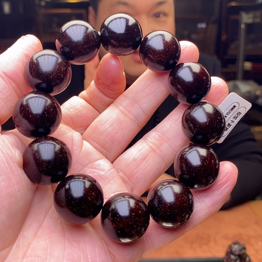 檀香紫檀（小叶紫檀）手串/手链h***y66克