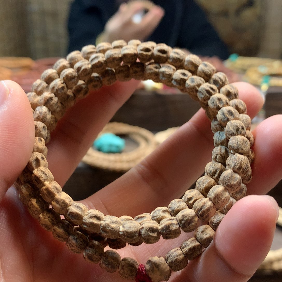 柏香籽/百香籽吊坠粉皮方块脏鬼