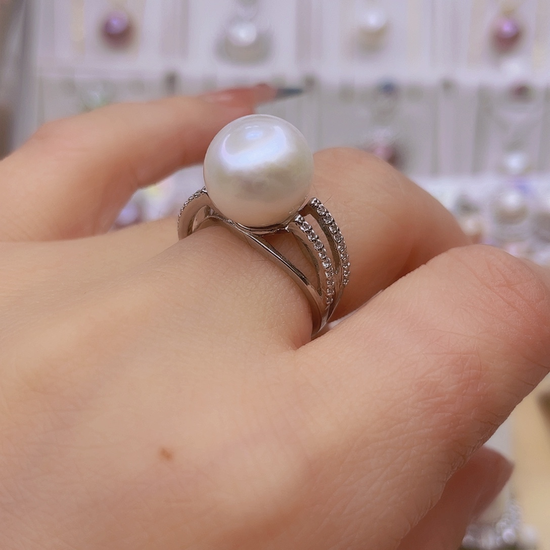 淡水珍珠未镶嵌戒指