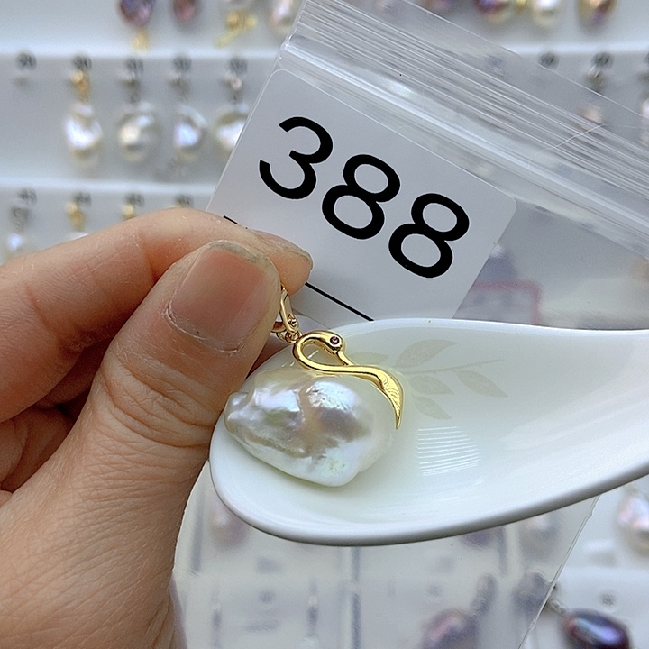 淡水珍珠颈饰银S925镶嵌