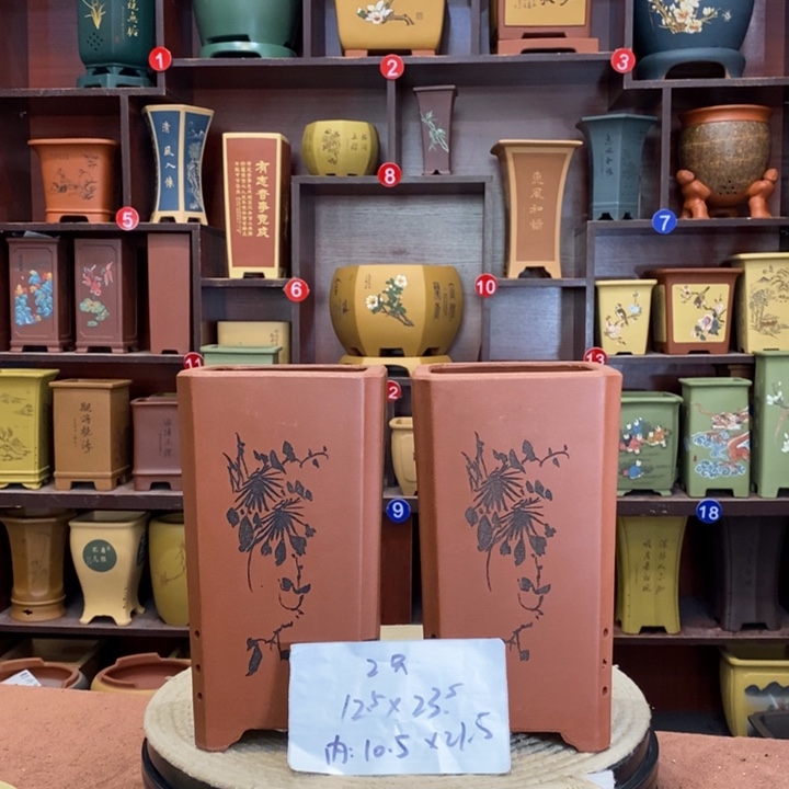 紫砂花盆紫砂花盆