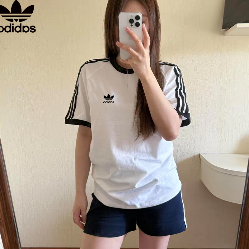 【奥莱撤柜内购链接】 jennie同款男女同穿情侣纯棉短袖t恤宽松显瘦