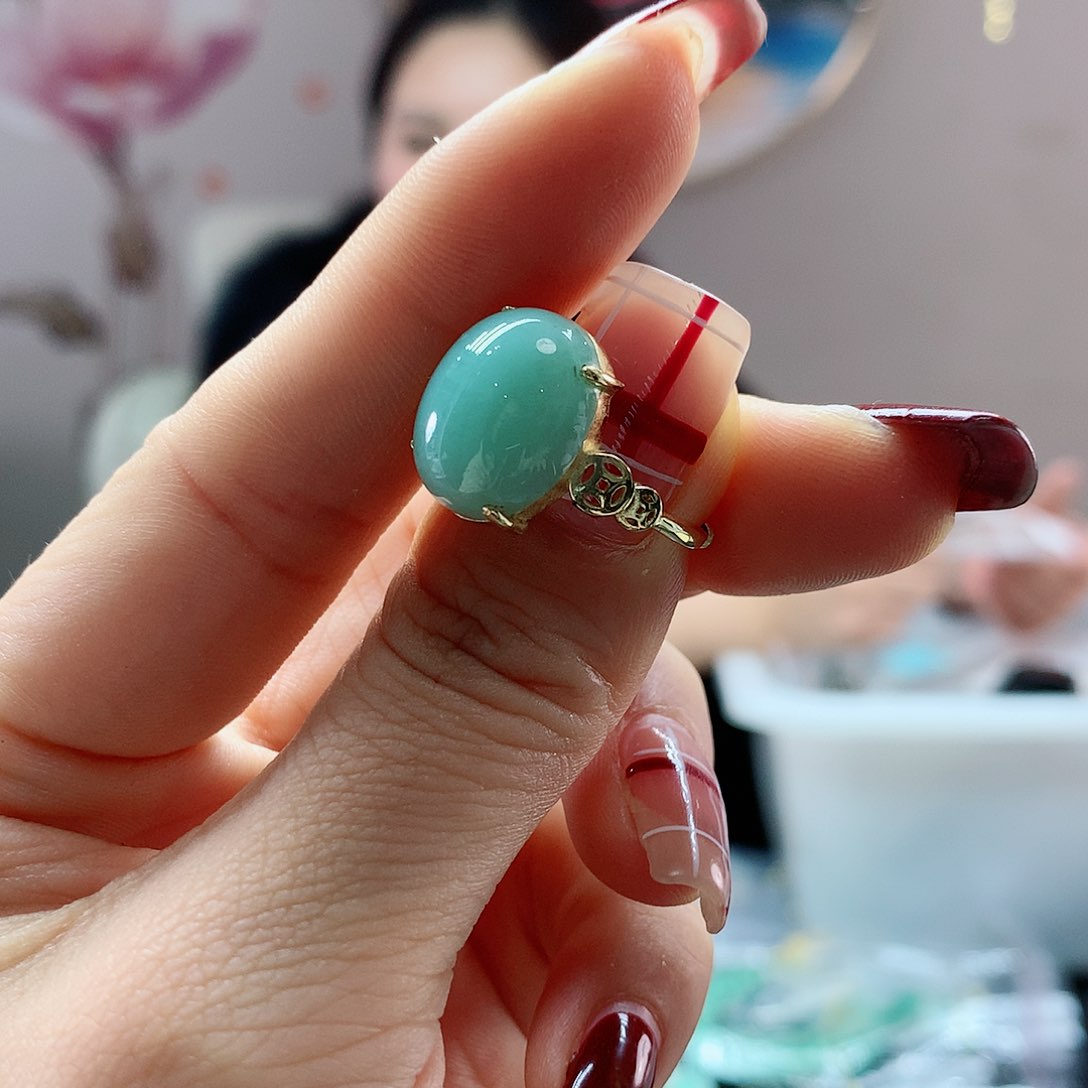 【闪购商品】翡翠戒指银S925镶嵌，