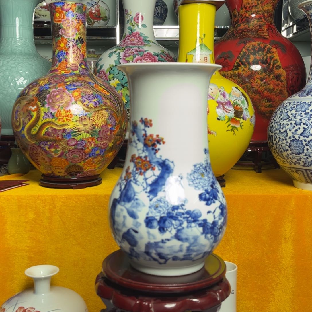 景德镇陶瓷花瓶摆件