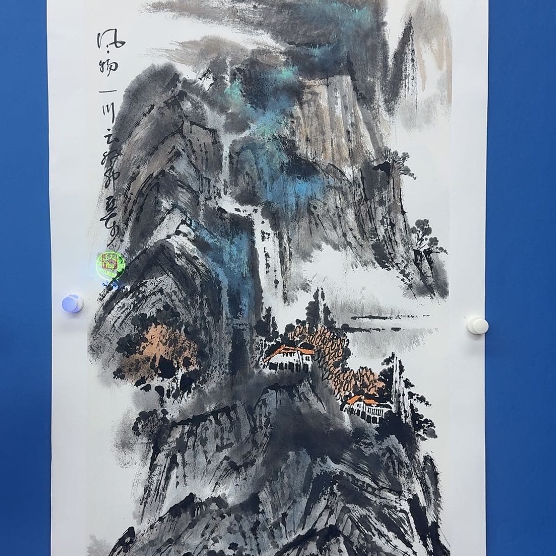 国画多次参加国内外大型