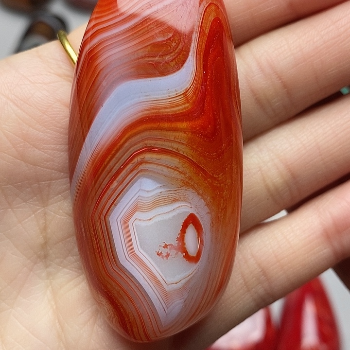 ****子玛瑙/玉髓未镶嵌吊坠(不含链)