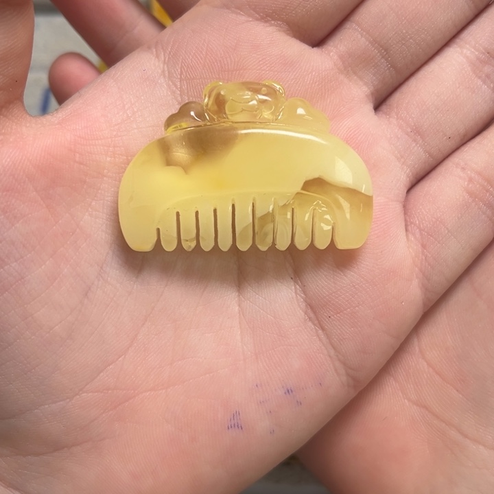 琥珀颈饰未镶嵌天然蜜蜡配件