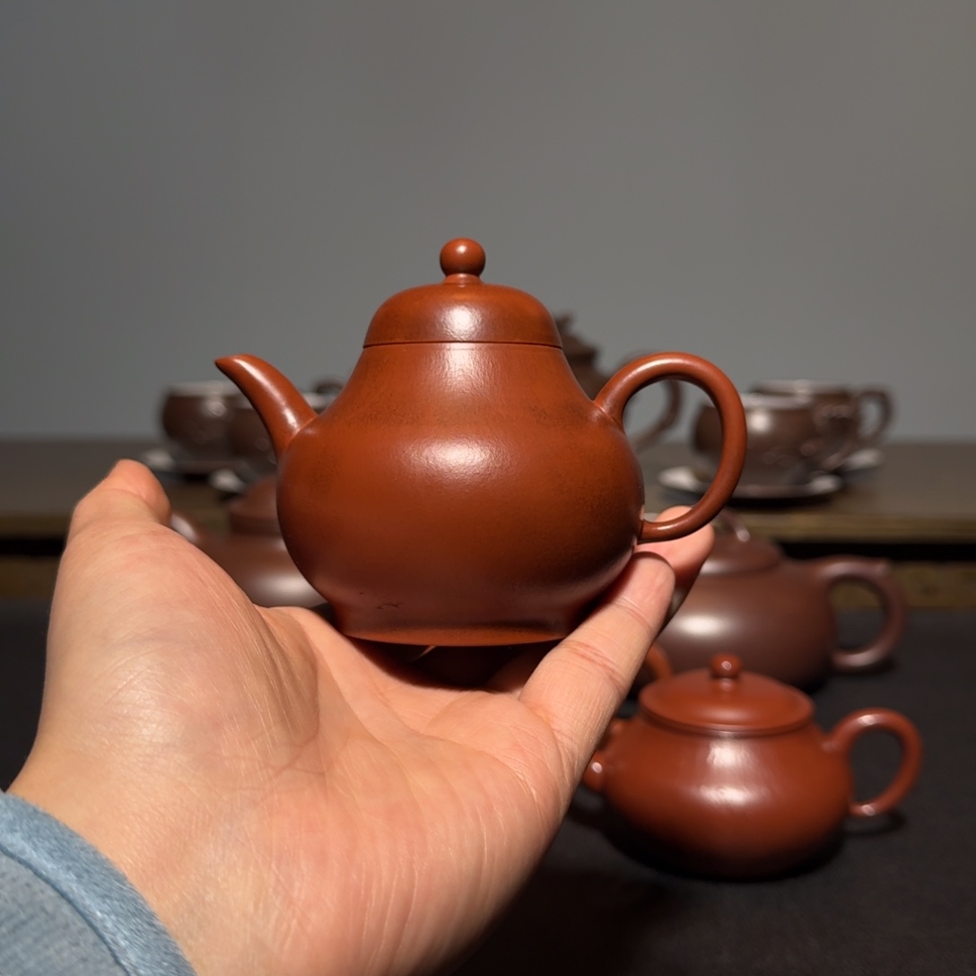 关***山茶壶紫砂宜兴紫砂