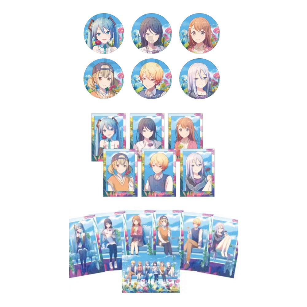 世界计划多彩舞台 PJSK 四周年队长吧唧拍立得特典（直播盲盒代拆）