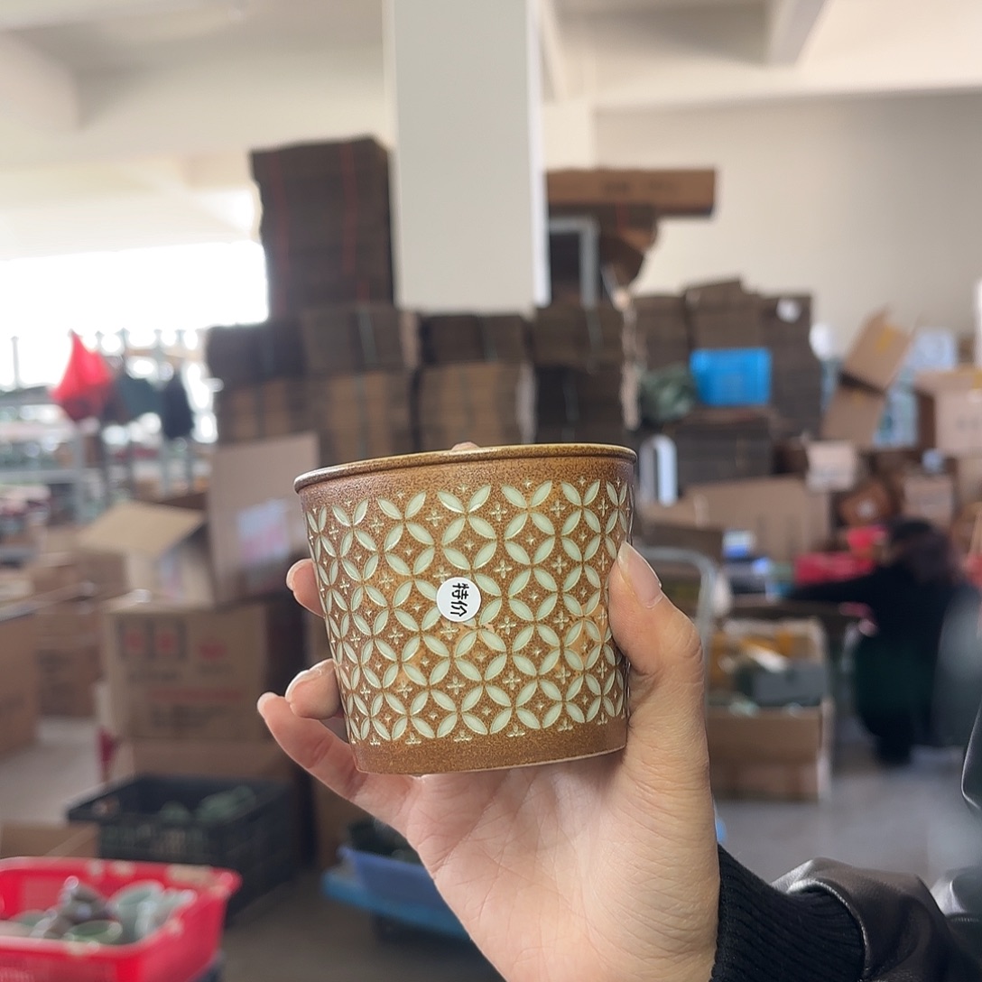 龙泉云间青瓷小米茶器