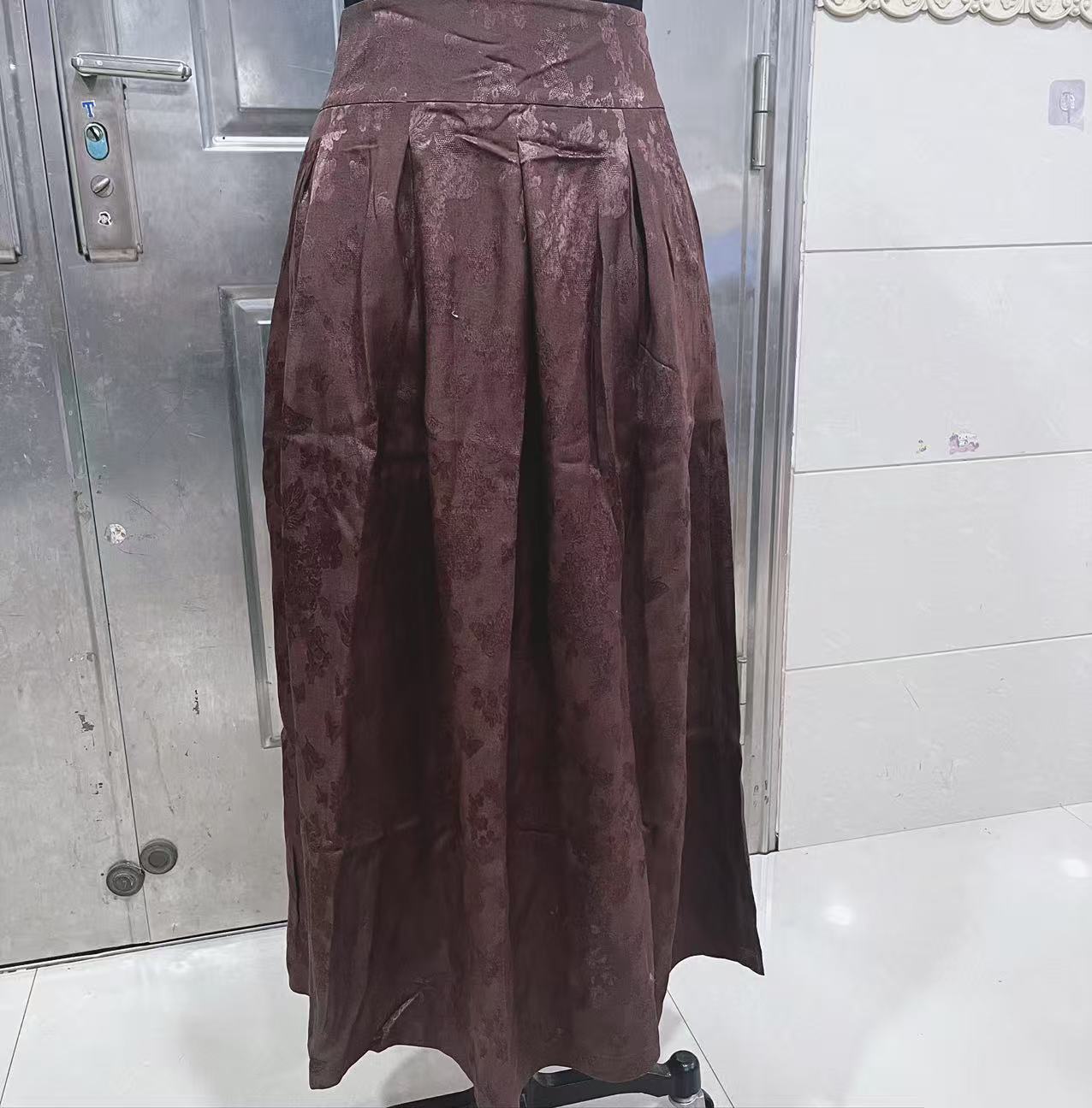 香云纱薄款设计师百搭长裙常规-398189