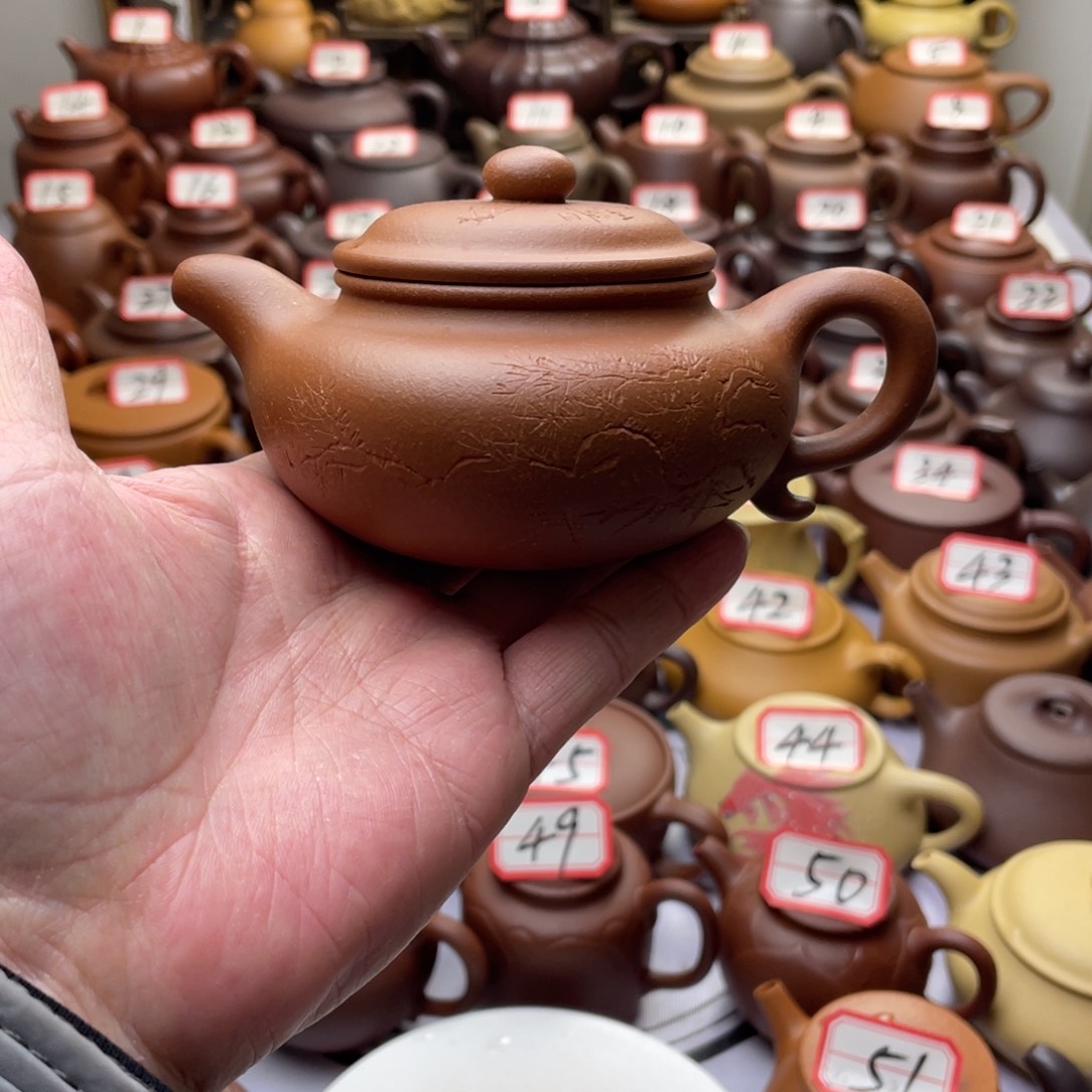 茶壶紫砂宜兴紫砂半手工