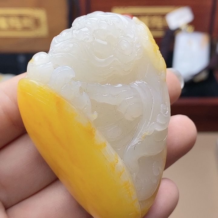 和田玉挂件未镶嵌F