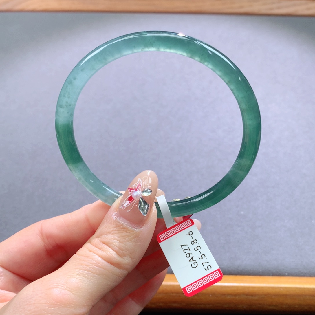 翡翠手镯未镶嵌天然翡翠手镯叮当镯