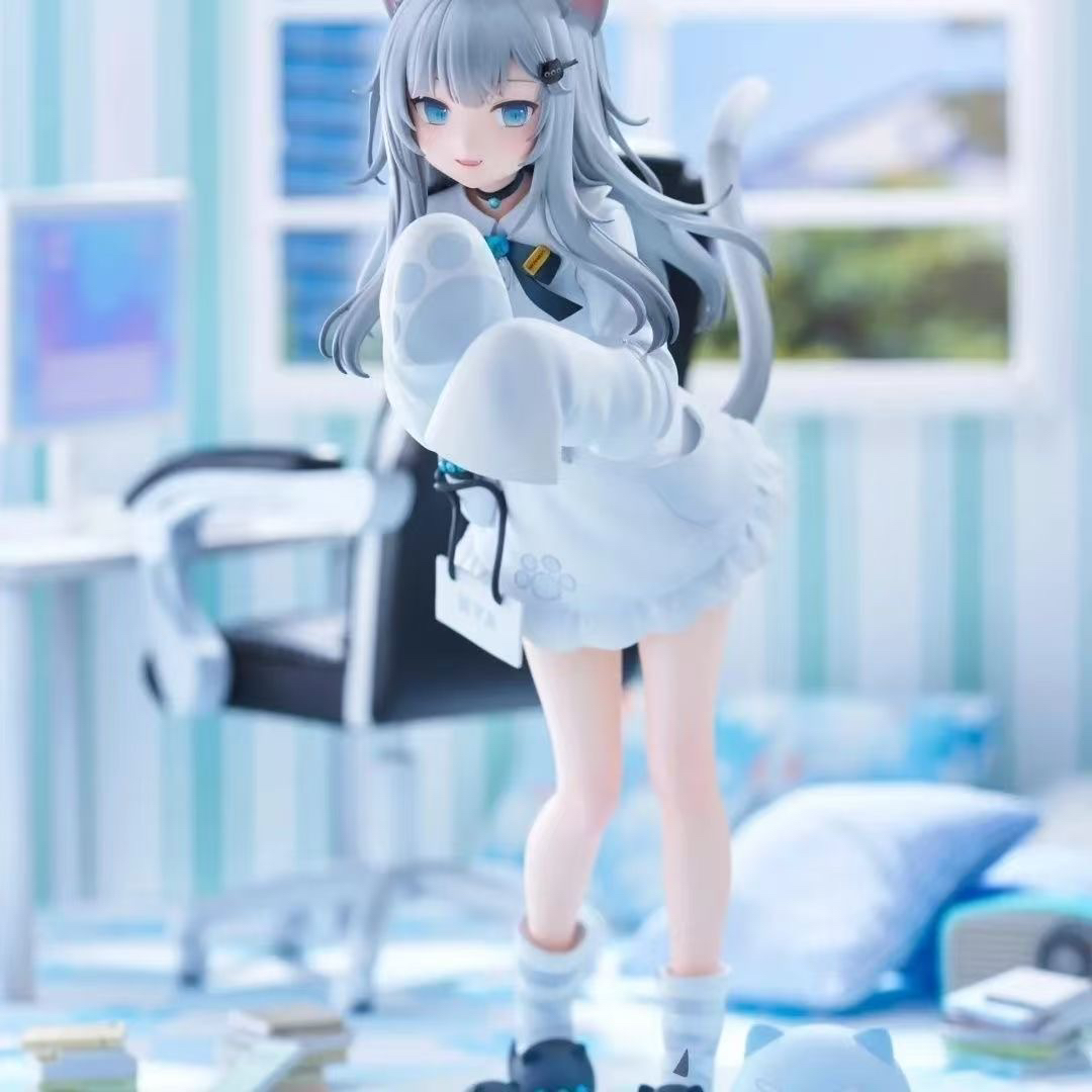 猫娘可爱虚拟祖国版二次元动漫甘城猫猫手办机箱摆件模型礼物发完