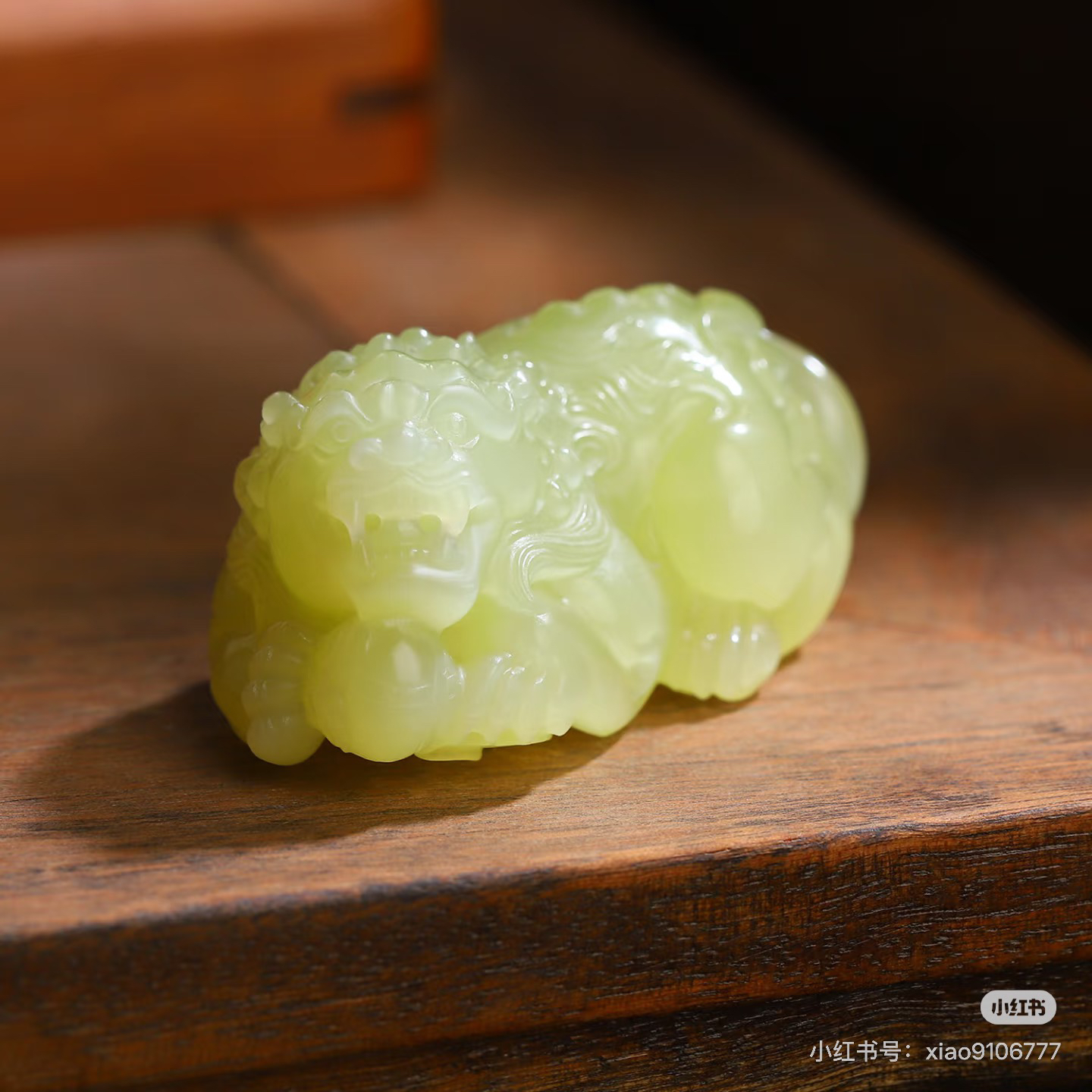 【籽玉大观】貔貅把件玉质油润细腻手工雕刻