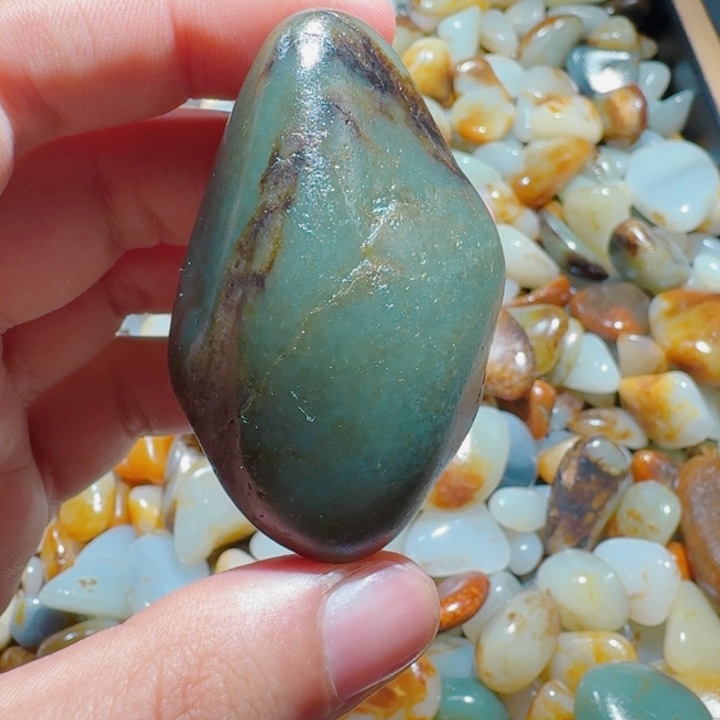 和田玉未镶嵌手链59克