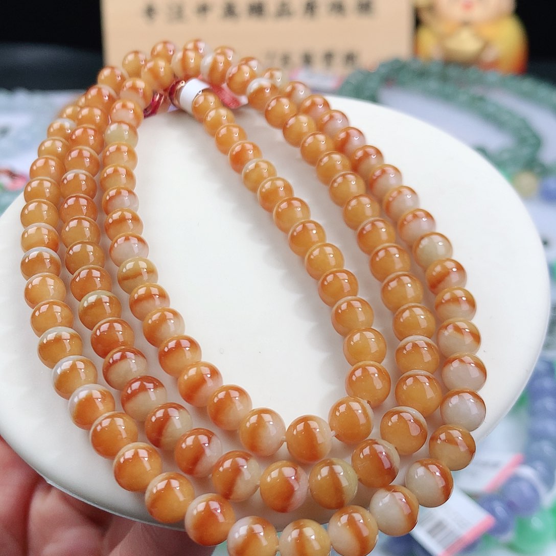 翡翠手链未镶嵌卡6