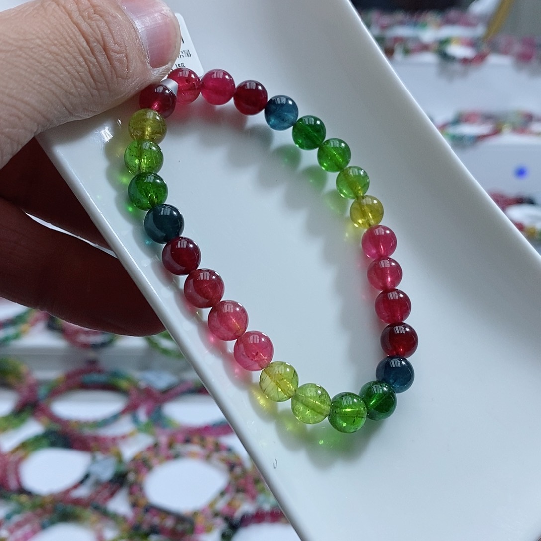 碧玺手链未镶嵌手链