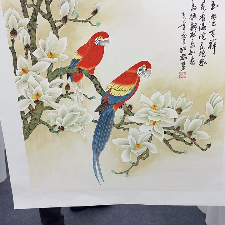 国画纯手绘国画作品