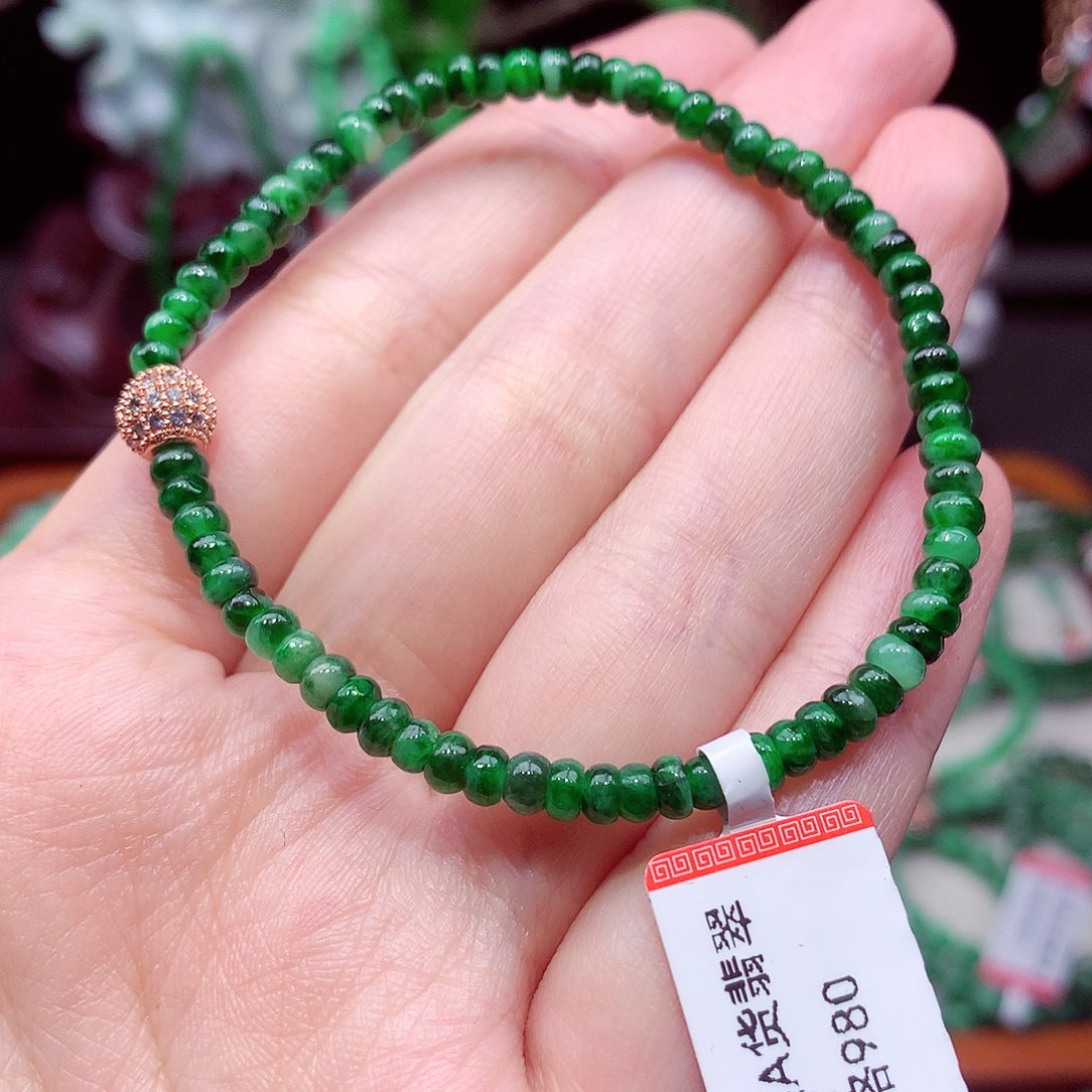 翡翠未镶嵌手链翡翠