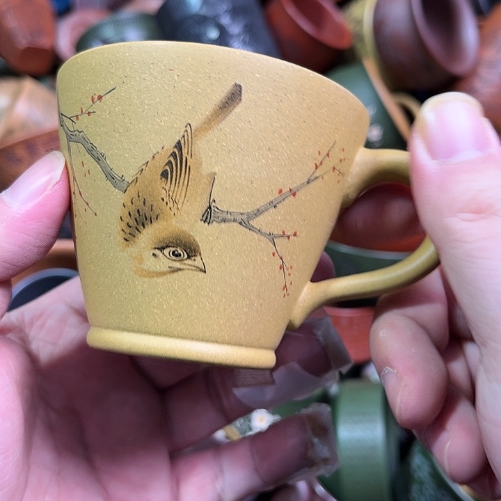 紫砂茶杯全手工紫砂主人杯