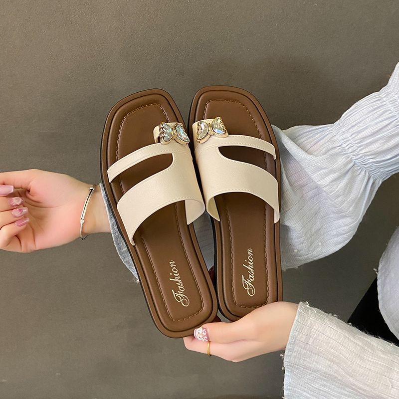 【万达清仓】促百搭网红爆款拖鞋女外穿套趾2025夏季新款夹脚凉拖鞋