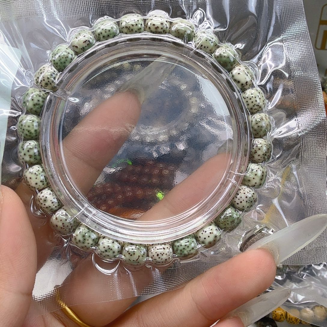 手串星月菩提18傲视半臂大留白星月菩提河豚87桶单圈