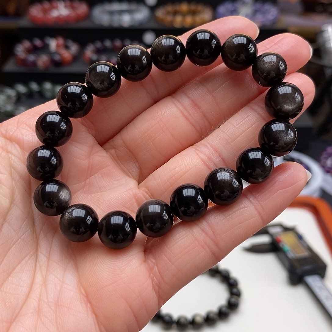 黑曜岩手链未镶嵌