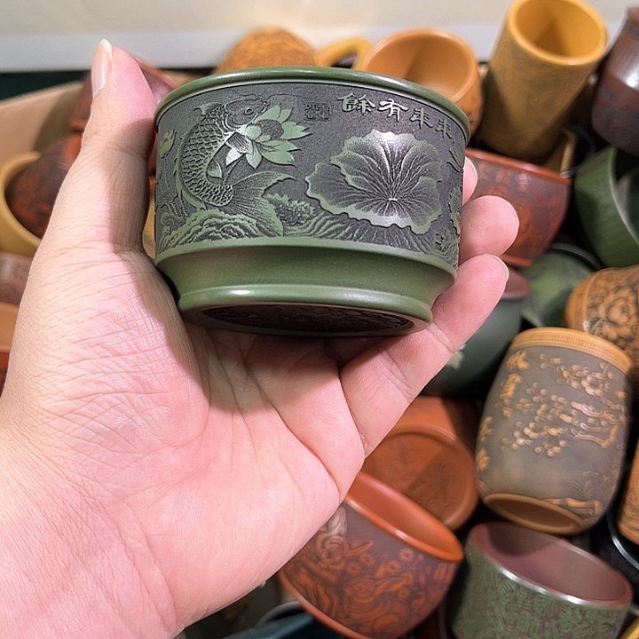 茶杯紫砂全手工紫砂主任杯