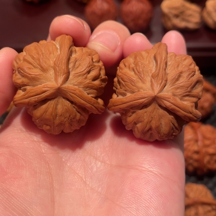 把件文玩核桃石门元宝三棱全品