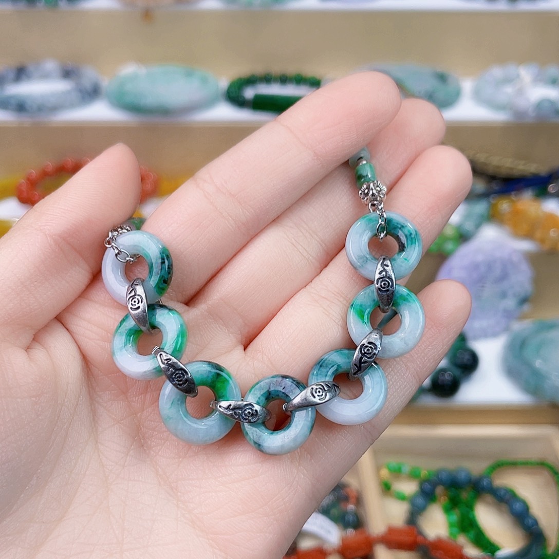 －****翡翠未镶嵌手链手链