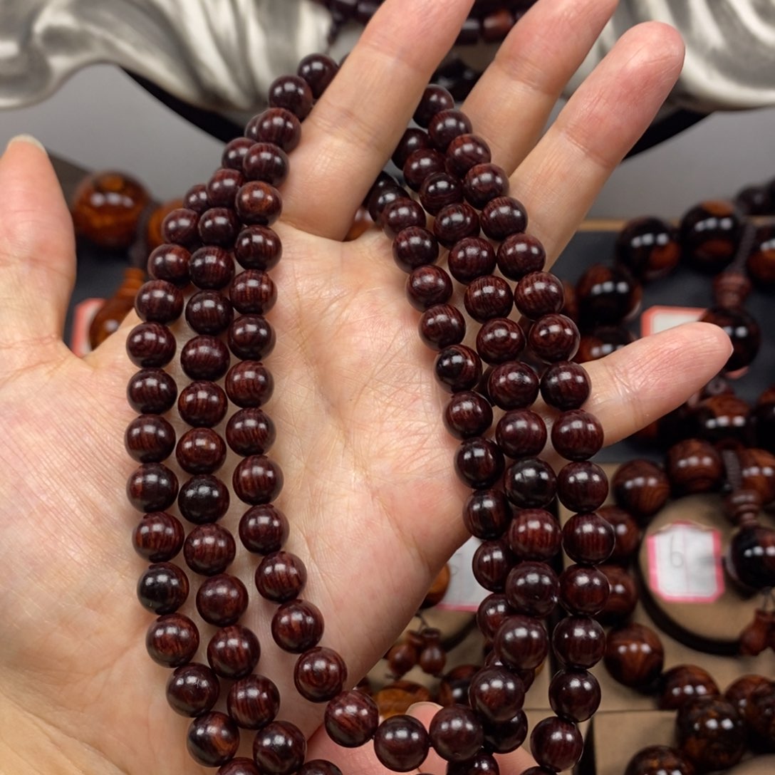 【闪购商品】黄花梨/降香黄檀0.8x108圆珠