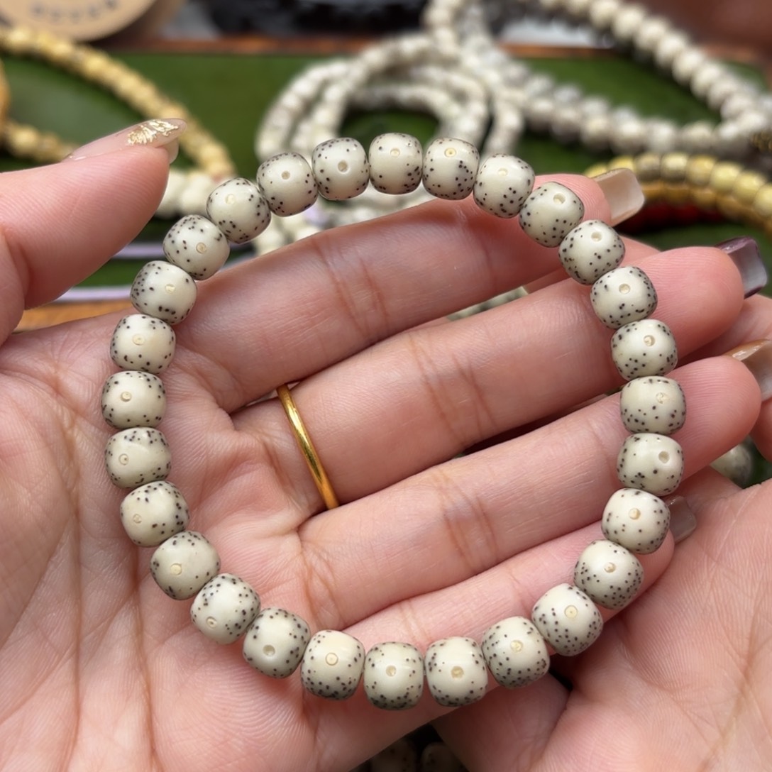 星月菩提手串78老型❗️月朗星稀❗️石玉料❗️