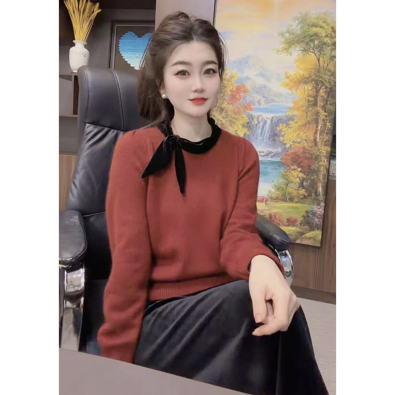 『玫瑰日记N』时尚气质百搭时尚衬衫5220