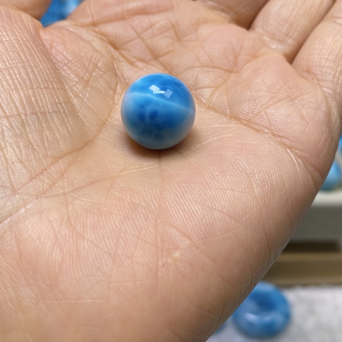 针钠钙石（海纹石）颈饰未镶嵌2*