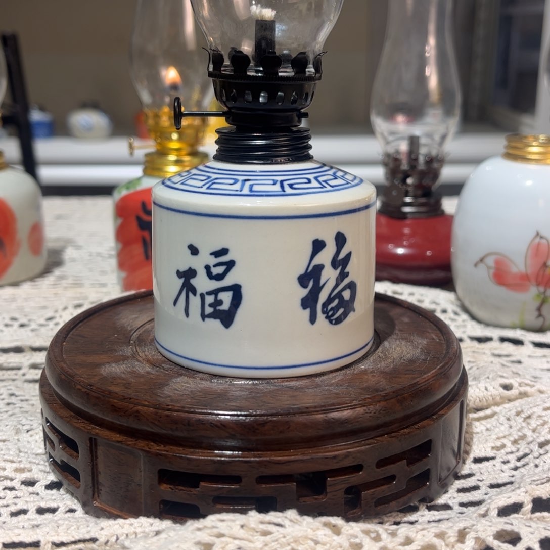 摆件景德镇陶瓷香薰灯