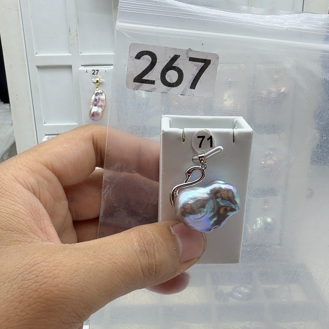 合金颈饰淡水珍珠