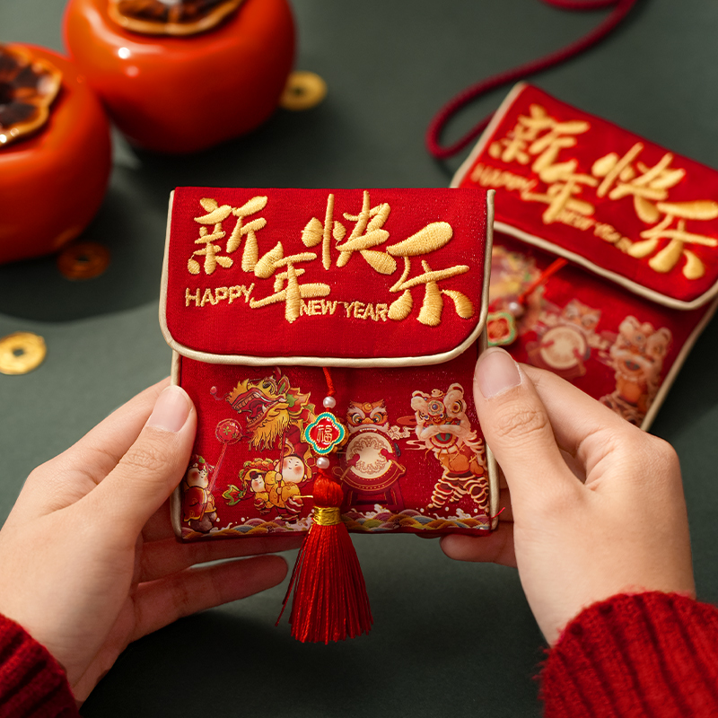 2026年新款儿童红包过年压岁包孩童喜欢创意设计手提斜挎自由切换