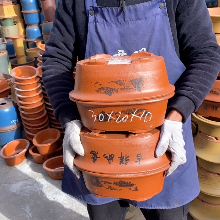 紫砂花盆紫砂花盆