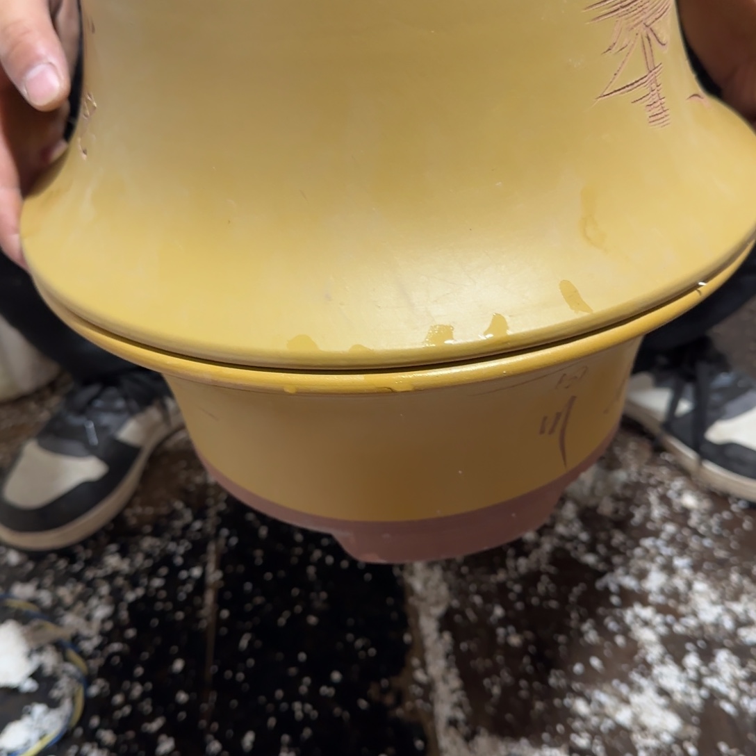 紫砂花盆口径23.10口径