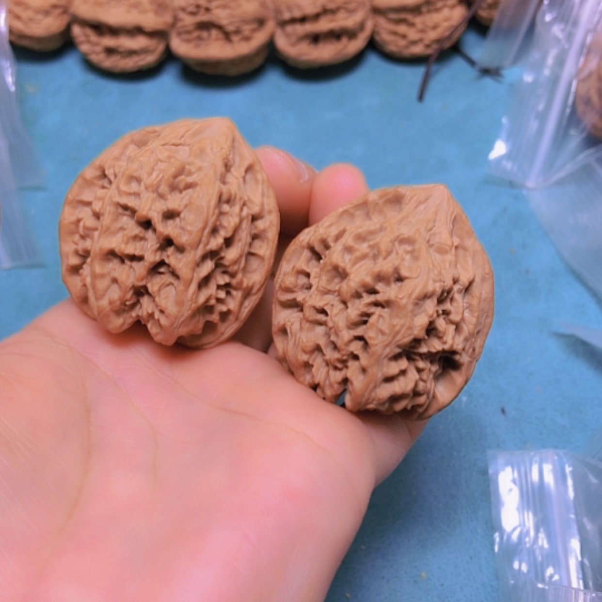 【闪购商品】把件核桃39野牛有修
