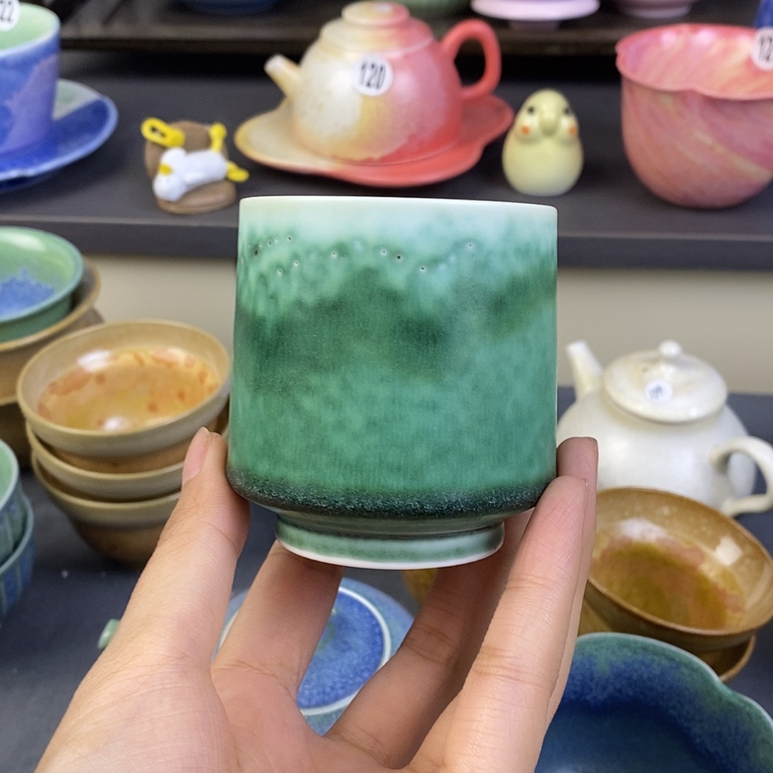景德镇高温颜色釉茶杯