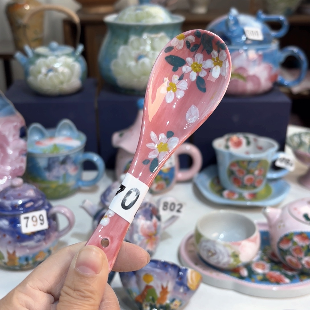 景德镇手绘高温釉下彩陶瓷茶具