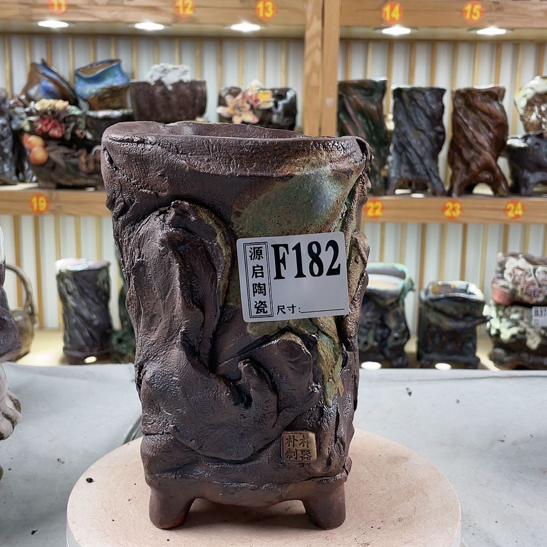 紫砂花盆手工制作默认微瑕182