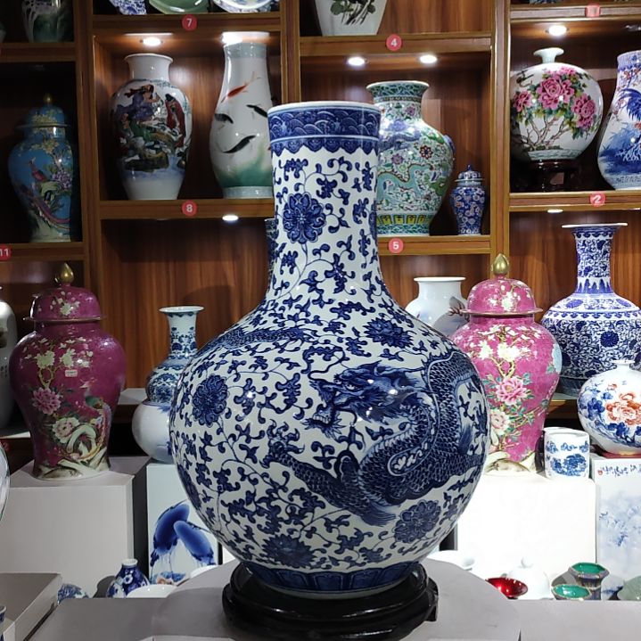 瓶景德镇陶瓷花瓶子