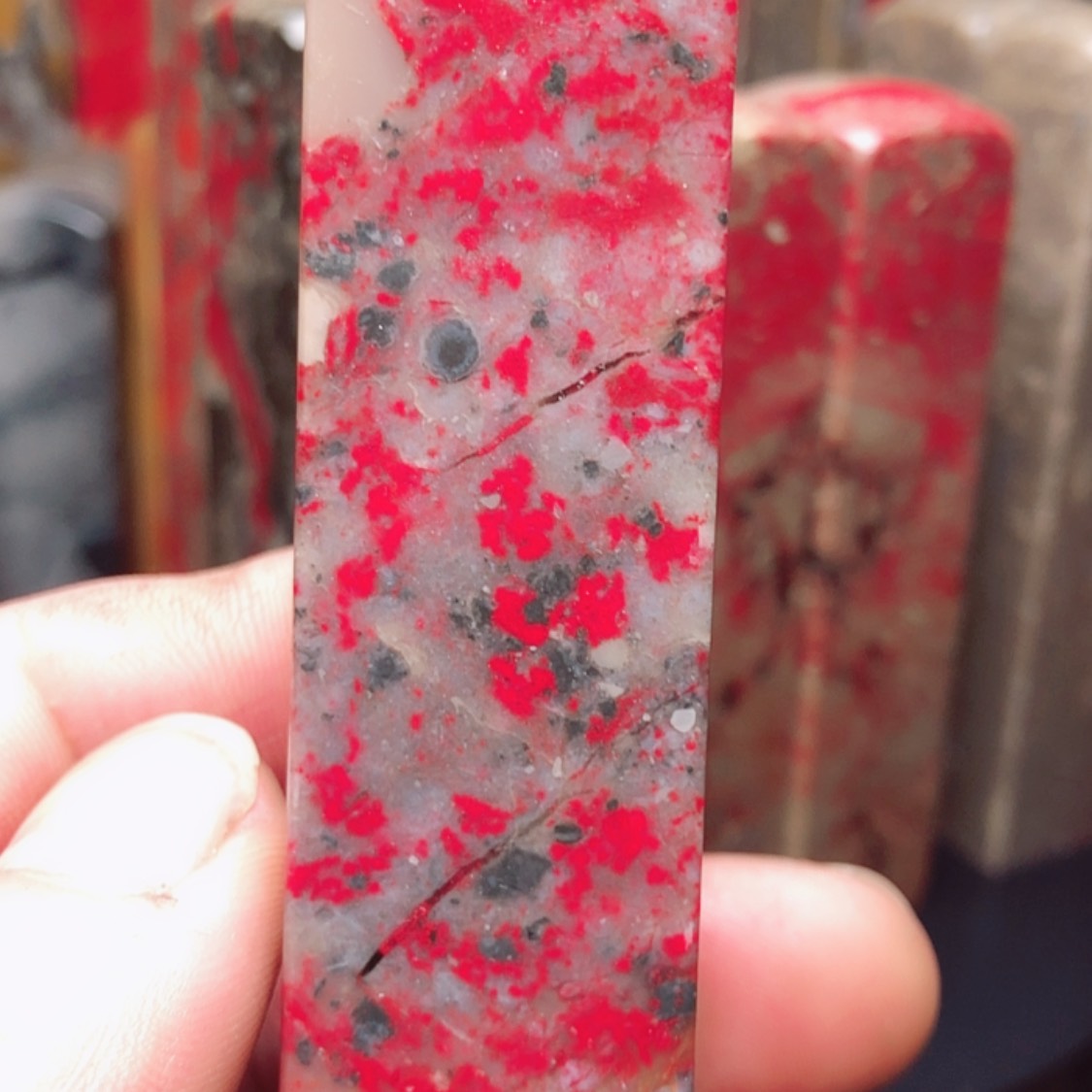 【闪购商品】昌化石印石昌化冻地鸡血石印章