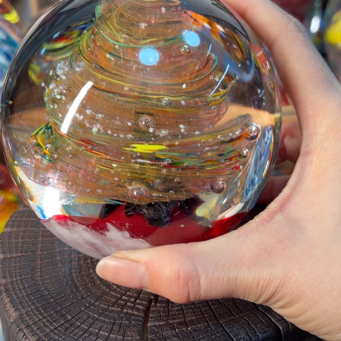 水***芝琉璃手工艺品炸了