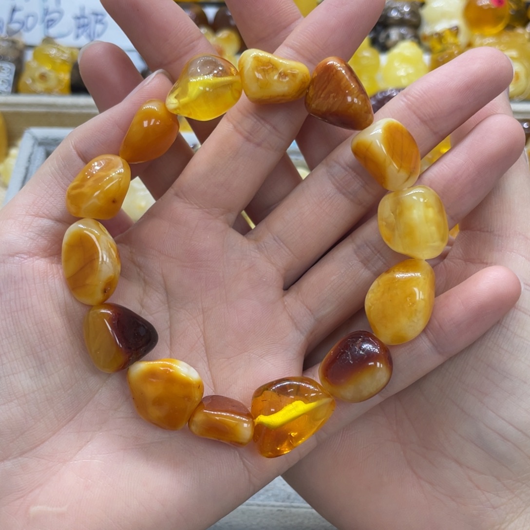 琥珀未镶嵌裸石天然琥珀