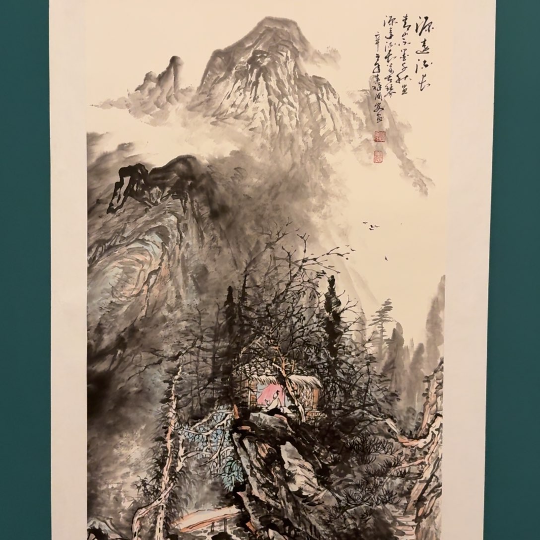 国画丁老师作品画作